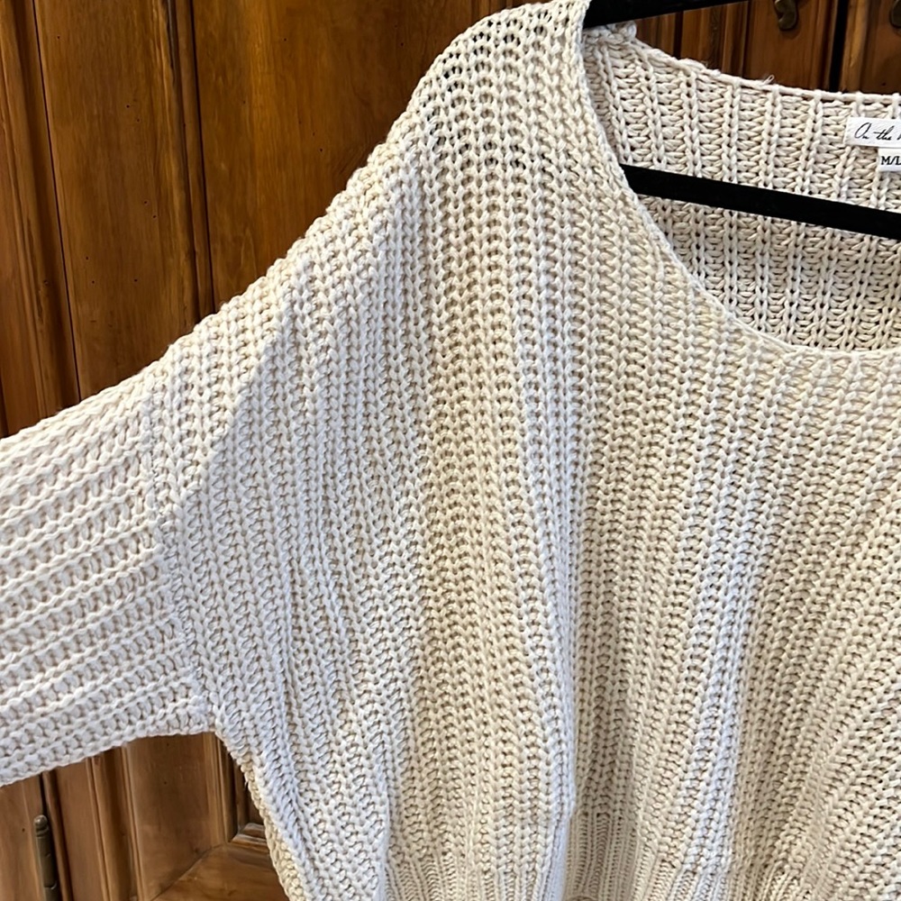 On the Road Oversized Fringe Sweater - Picture 3 of 8
